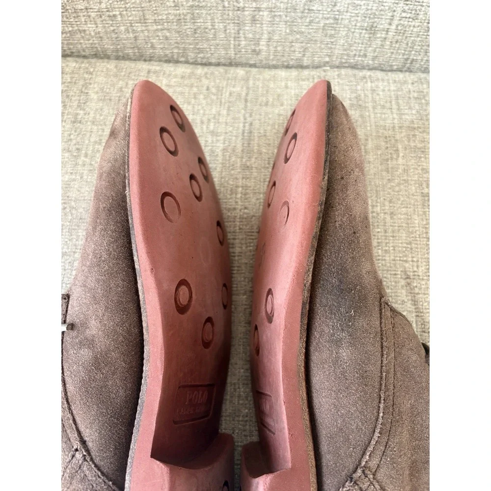Polo By Ralph Lauren Brown Suede Chukka Boots Sz 12D